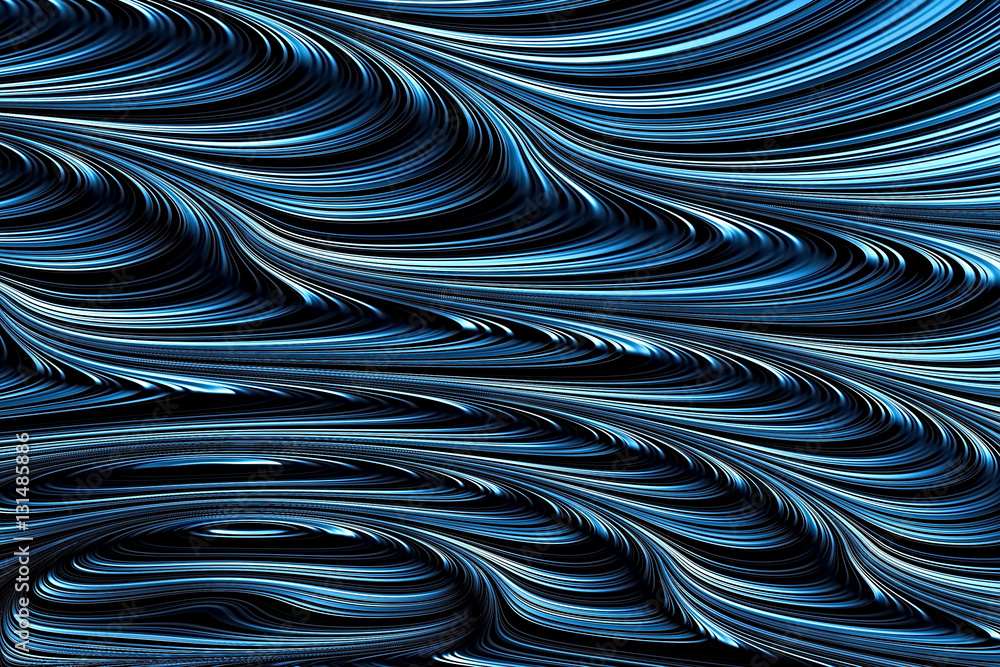 Wall mural abstract fractal texture - digitally generated image
