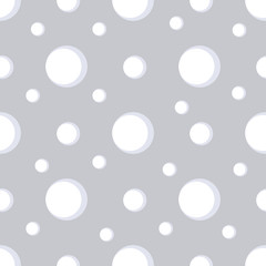 Simple seamless snow pattern with snowflakes