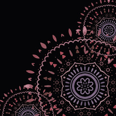 Watercolor ethnic pattern. Ornament