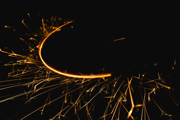 abstract background blur half Radial trail