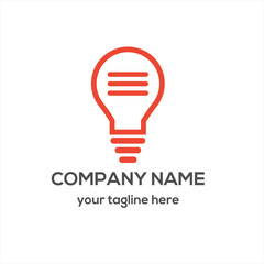 Red Lightbulb Logo