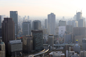 都市風景　日本，大阪
