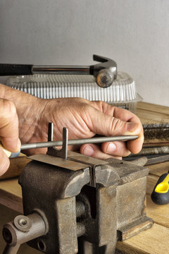 Plumber sawing detail hamstrung
