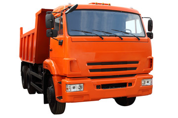 Modern dump truck.