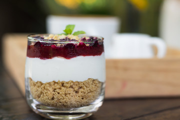 Blueberry cheese cake