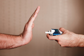 Stop smoking concept.