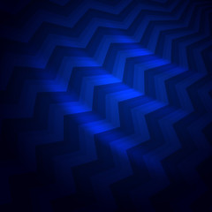 Abstract dark blue crooked stripes vector background.