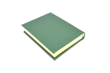 Книга на белом фоне крупным планом