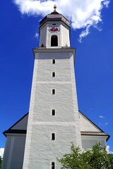 Fototapeta na wymiar Pfarrkirche St. Martin in GARMISCH-PARTENKIRCHEN 