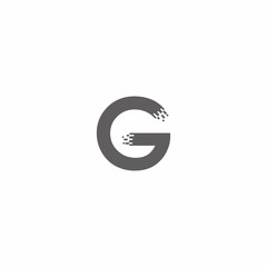 Letter G paint Logo