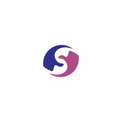 Letter S Thumb logo