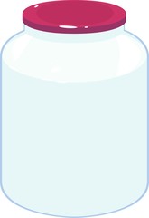 empty glass jar