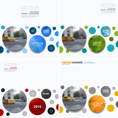Business vector design elements for graphic layout. Modern abstr