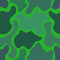 abstract vector chaotic spotted seamless pattern