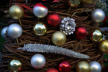 Boules de Noël multicolores
