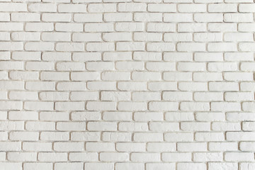 White brick wall background