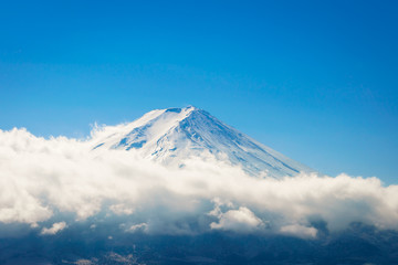 Mountain Fuji with blue sky , Japan