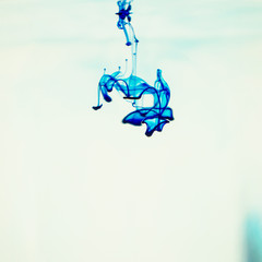 Obraz premium Blue dye.