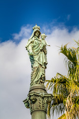 Column of Holy Virgin Mary, Stella Maris Monastery in Haifa