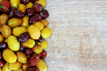 Olive bianche e nere