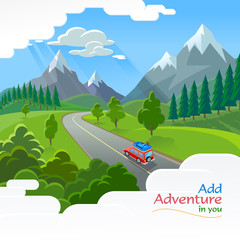 Into the wild to seek adventure 