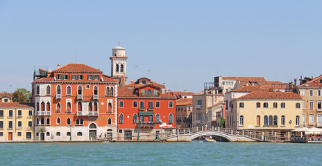 Fototapeta na wymiar Grand canal Venise Italie