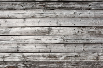 Weathered old wood texture, horizontal planks background