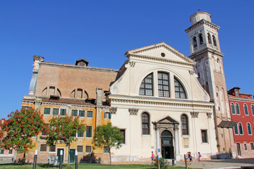 Fototapeta na wymiar Eglise à Venise Italie