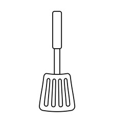 Roasting utensil cutlery icon vector illustration design