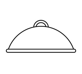 tray server isolated icon vector illustration design