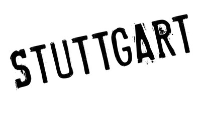 Stuttgart stamp rubber grunge
