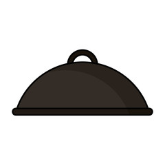 Obraz premium tray server isolated icon vector illustration design
