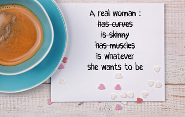 Inspiration motivation quote for woman. Happiness, Life , Grow, Success, Choice concept