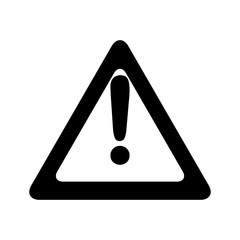 triangle alert signal icon vector illustration design