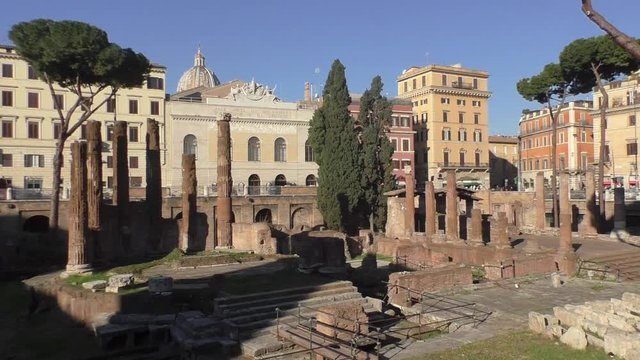 Ruine Largo Argentina à Rome, Italie