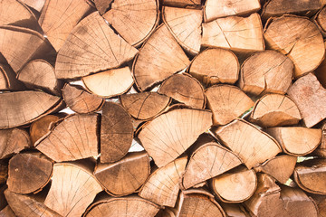 Fototapeta premium Chipped fire woods.It cen be used for background