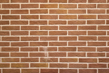 Obraz premium High resolution texture of a red brick wall. Laying horizontal t