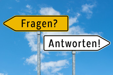 Wegweiser Fragen und Antworten