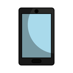 smartphone technology line icon vector illustration design
