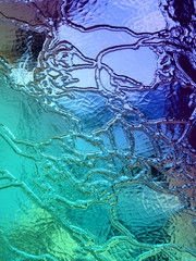 Glass abstract background