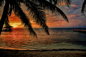 Belize sunrise