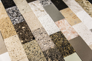 Stone kitchen countertop color samples