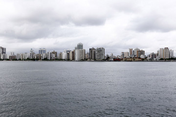 Fototapeta na wymiar cityscape of santos