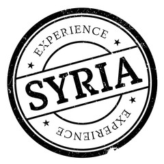 Syria stamp rubber grunge