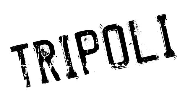 Tripoli stamp rubber grunge