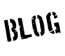 Blog rubber stamp