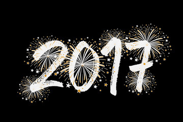 2017 New year's eve fireworks