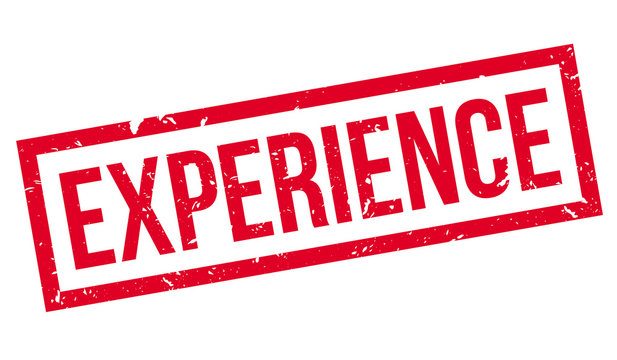Experience rubber stamp