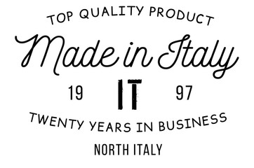 Made in Italy stamp