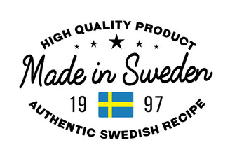 Made in Sweden stamp